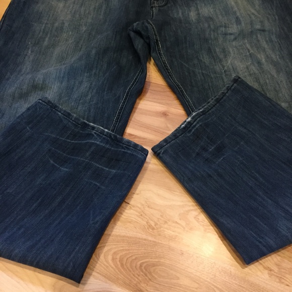Denim Jeans Big & Tall Mens Relaxed Distressed - Picture 6 of 8